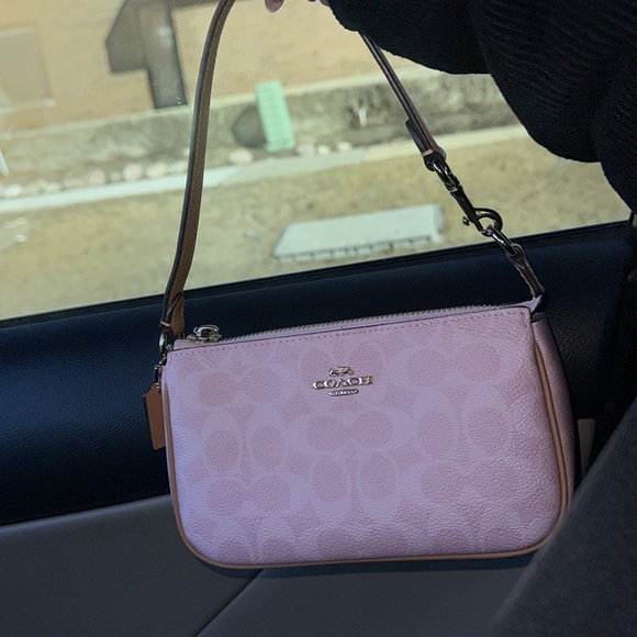 Coach Nolita 19 In Signature Canvas Powder Pink - Picture 4 of 5